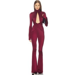 REVOLVE Salima Jumpsuit in Burgundy
